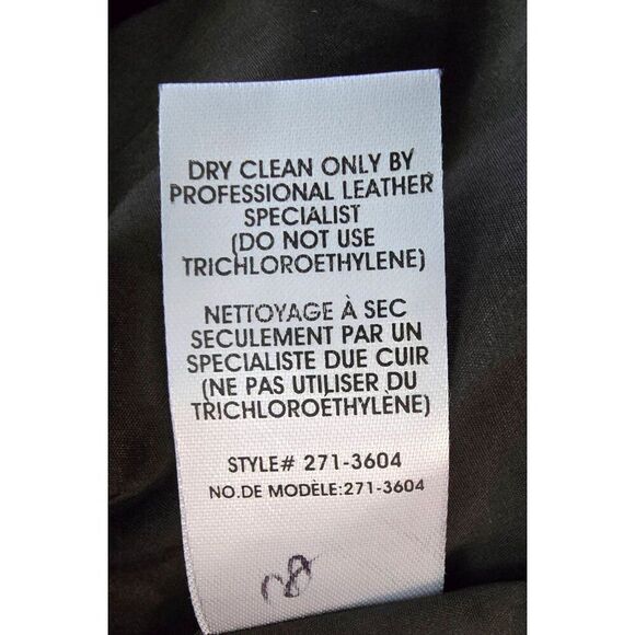 Plaid Pencil Skirt Blue Black Wool & Leather dark Academia teacher whimsygoth - Picture 8 of 10